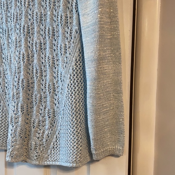 Preswick & Moore PM Crochet Sweater w/Sparkle - Picture 4 of 9